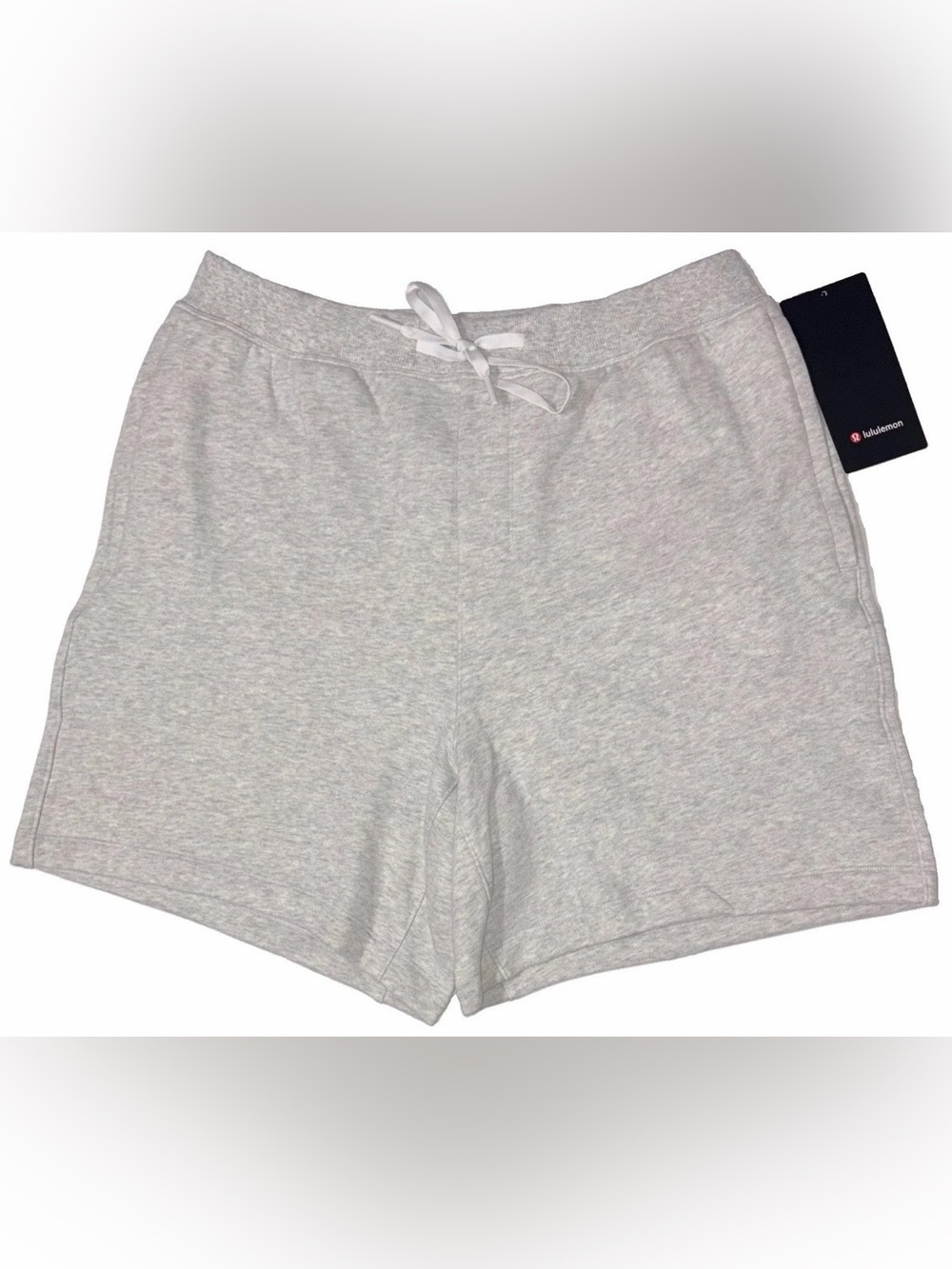 NWT•LULULEMON•MENS LARGE•STEADY STATE 7” SHORT•HEATHER CORE ULTRA GRAY•AUTHENTIC